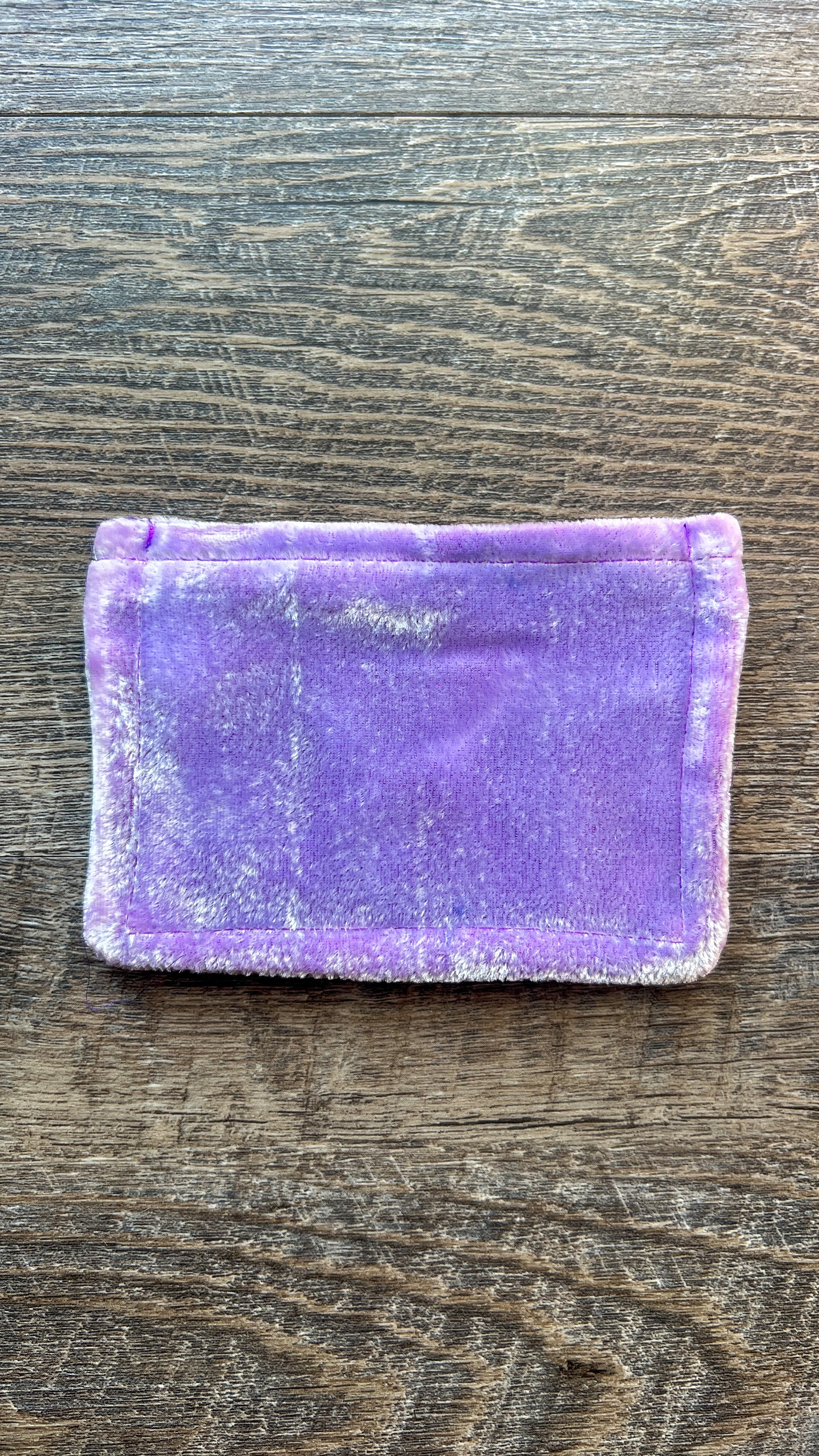 Small Hand-Dyed Silk Velvet Zipped Pouch – Portable Luxury in the Palm of Your Hand