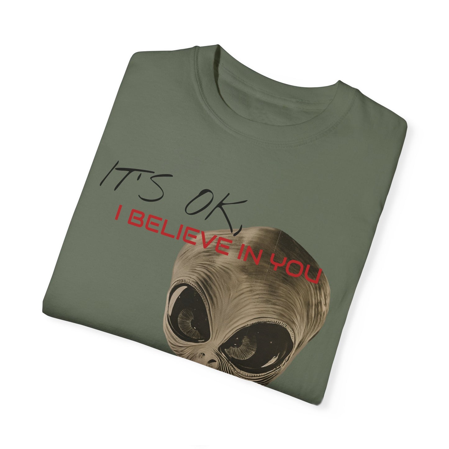 It's OK - Unisex Garment-Dyed Short Sleeve T-Shirt
