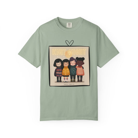 Knit Night Unisex T-shirt - The best night of the week just got better!