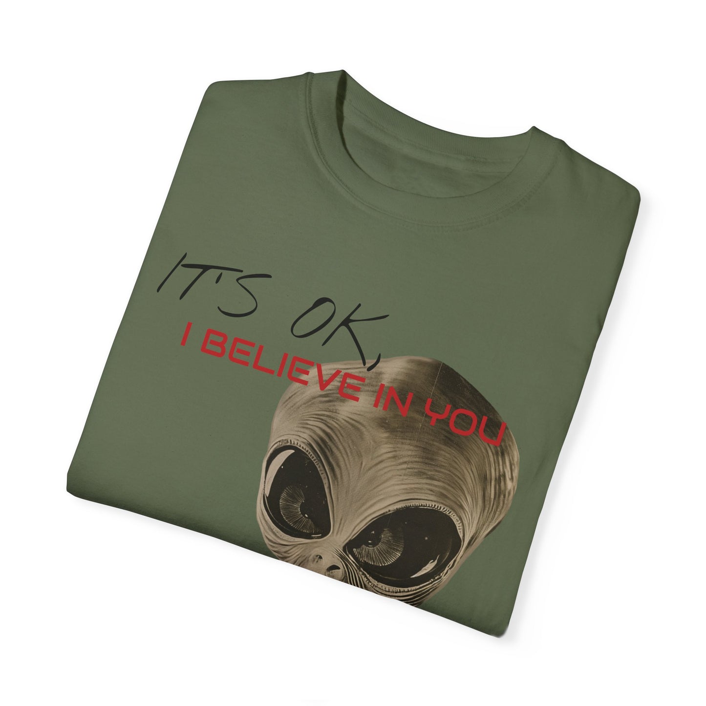 It's OK - Unisex Garment-Dyed Short Sleeve T-Shirt