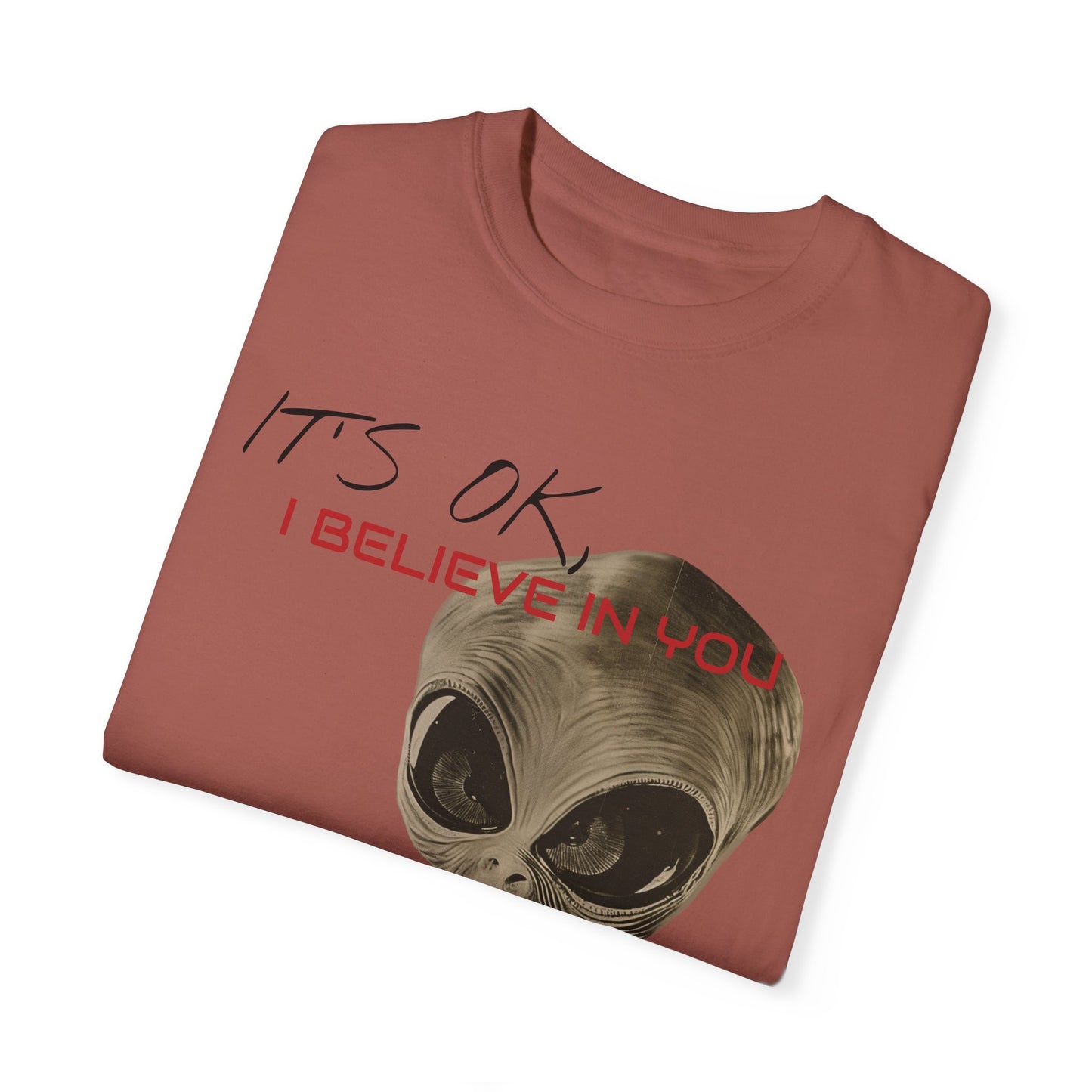 It's OK - Unisex Garment-Dyed Short Sleeve T-Shirt