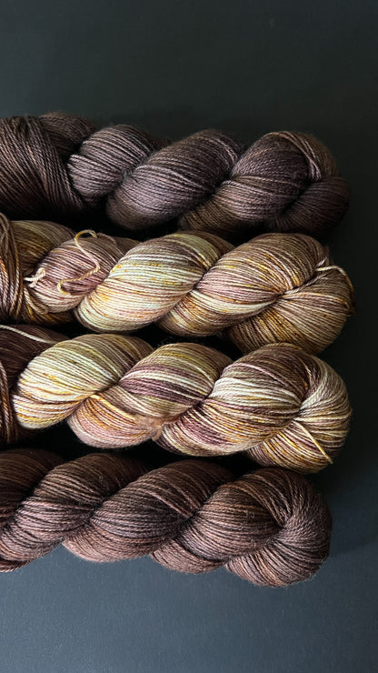 OOAK Sock | Gilded Brown