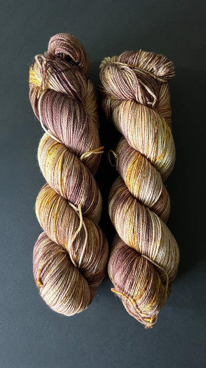 OOAK Sock | Gilded Brown