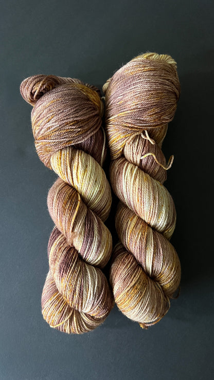 OOAK Sock | Gilded Brown